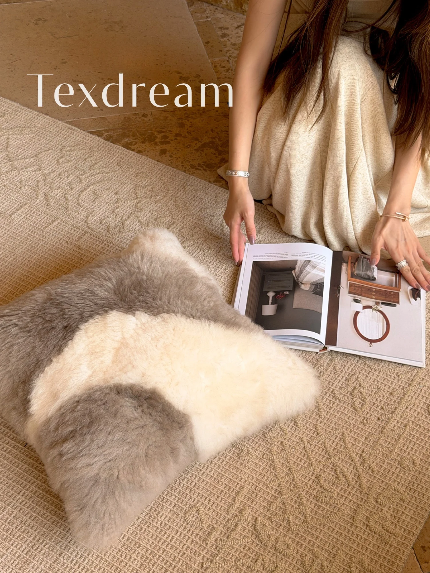 

Texdr Attitude Modern Luxury Sofa Pillow Color Australian Wool Lumbar Support Bed Head Pillowcase Square Home Decor