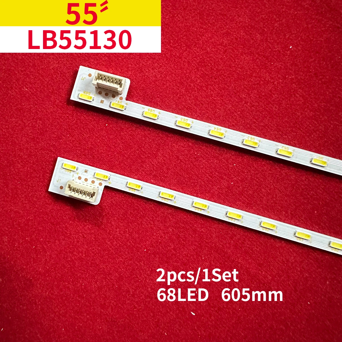 2pcs LED Backlight Strip For 55