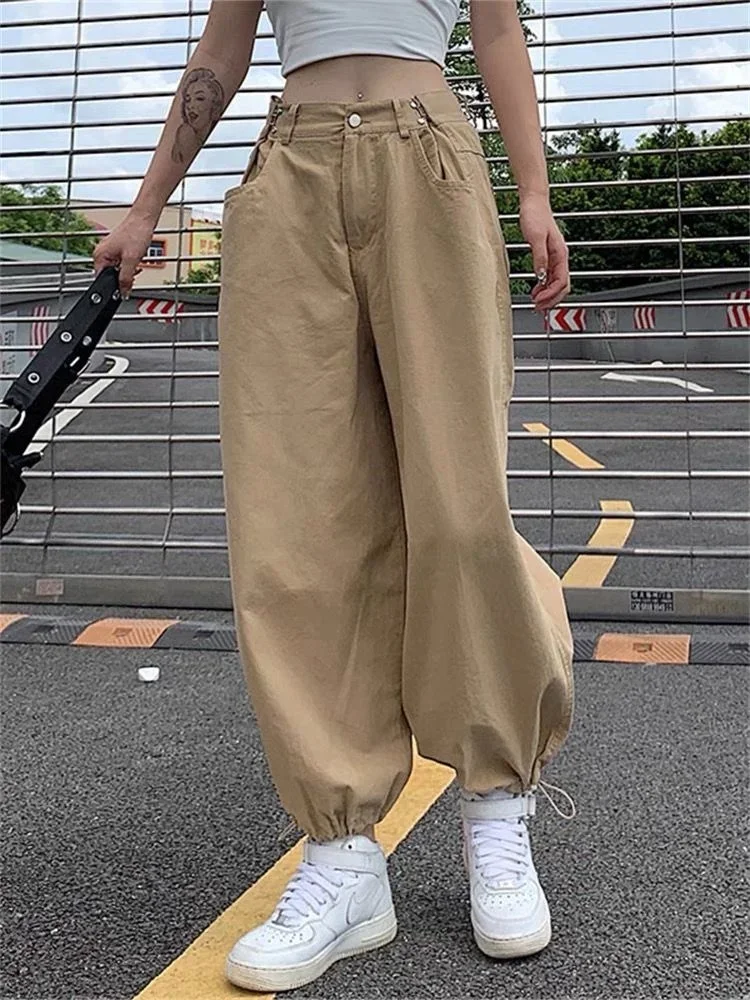 Stijl losse denim beenbroek dames hoge taille Harun legging rechte dunne Koreaanse mode dameskleding Y2k broek