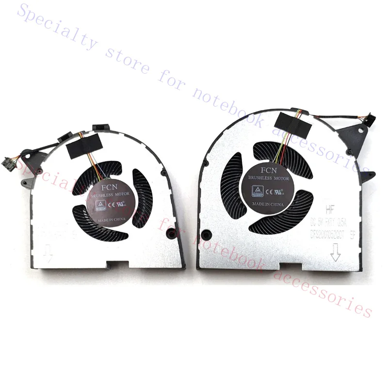 New For Lenovo Legion Y540P Y7000P-2019 Series Laptop CPU & GPU Cooling Fan DFS200105200T-FKTY DFS501105PR0T-FKU0