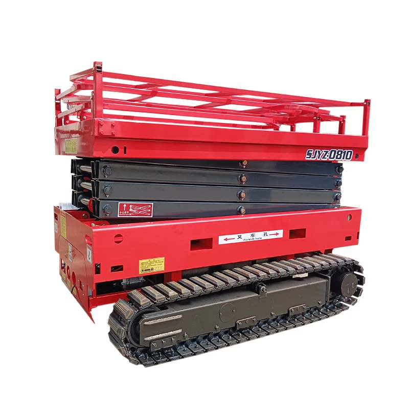 Customizable Electric Self-Propelled Scissor Lift Platform Hydraulic Mobile Aerial Work Vehicle Core Motor for Home Use New