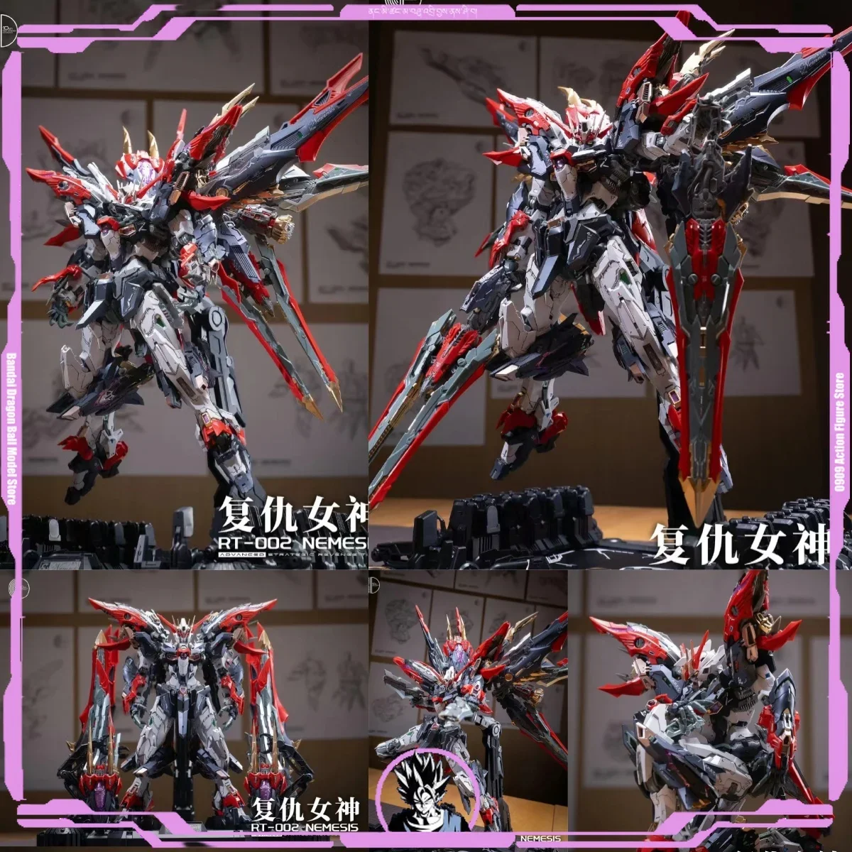 Pre-sale Infinite Dimension Infinite Nova Nemesis 1/100 10th Anniversary Original Mecha Trendy Assembly Model Toy First Batch