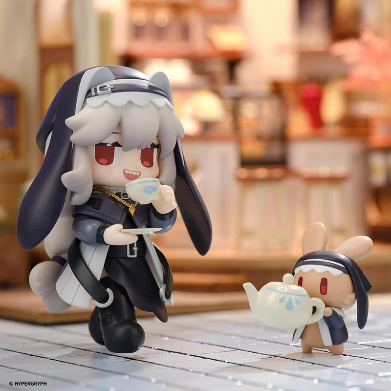 11cm Official Anime Game Arknights Dessert Time Series Specter Skadi Kawaii Cosplay PVC Pendant Toy Figures Fans Collection Gift - Detail 1