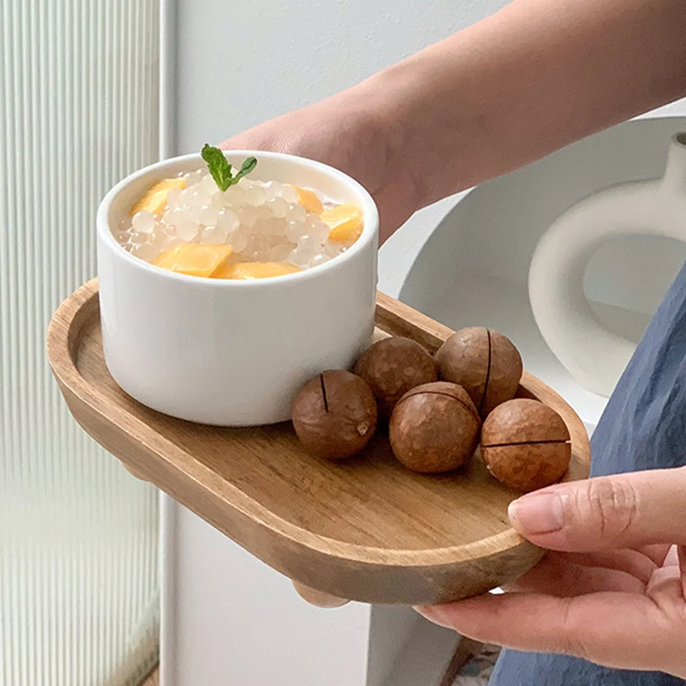 

Wooden Tray Aromatherapy Key Storage Plate Multi-Purpose Organizer Decor Desktop Display Wooden Perfume Tray