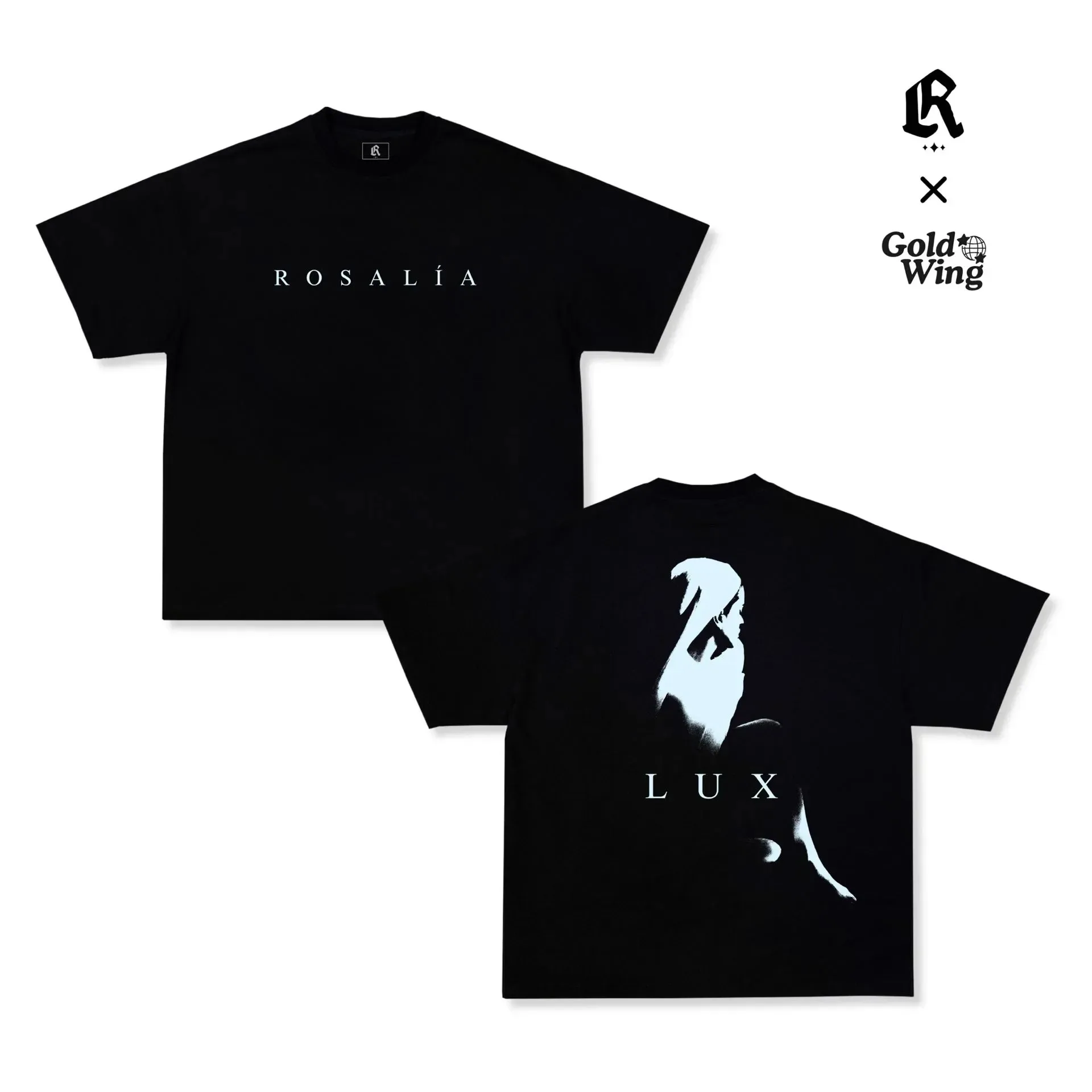 Spanish Trendy Singer ROSALIA Ablum LUX Print T-shirt Women Men Oversized Y2k Short Sleeve Streetwear Crew Neck Female Clothing