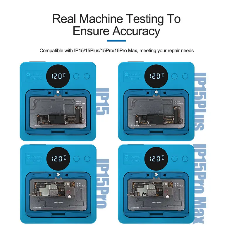 Sunshine SS-T12B grzewcza platforma rozlutowująca dla iPX-15PM i Android uniwersalne narzędzie do demontażu płyty głównej
