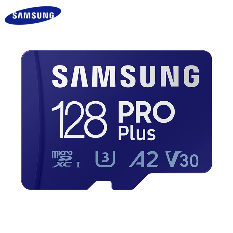 Original SAMSUNG Pro Plus Micro SD Card 128GB 256GB 512GB Flash Card V30 A2 UHS-III SDXC Max 160MB/s TF Card With Adapter