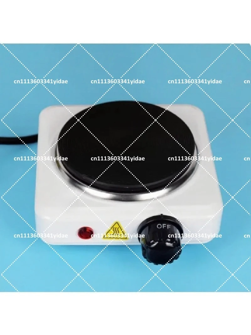 110V Mini Electric Heating Hot Plate, Multi-Purpose Cooker for Coffee Milk Tea, US Standard Plug