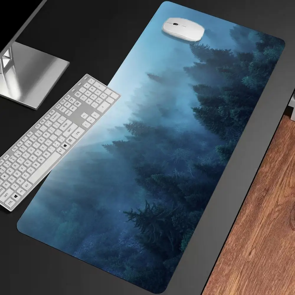 

Misty Pine Slope Mouse Pad Multi-Size non-slip Gaming mouse pad Gamer E-Sports Mouse Mat Game Mechanical Keyboard XXL Desk Mat