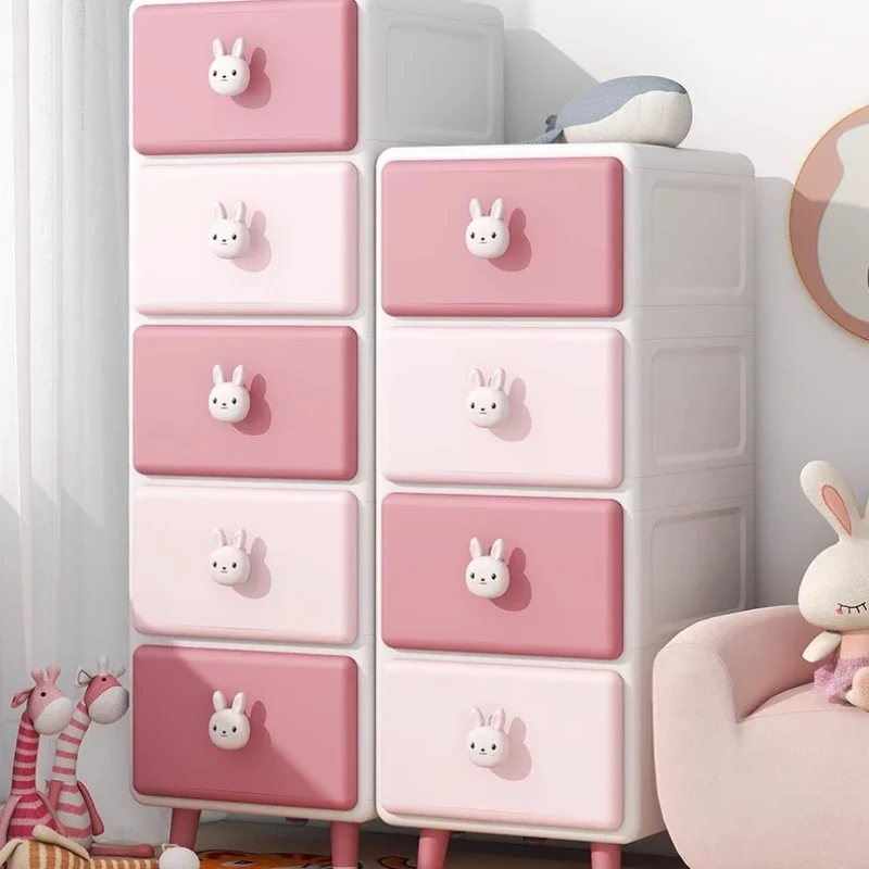 

Storage Box Drawer style Multi layer Clothes Sorting Cabinet Plastic Home Living Room Toy Snack Cabinet Storage Cabinet