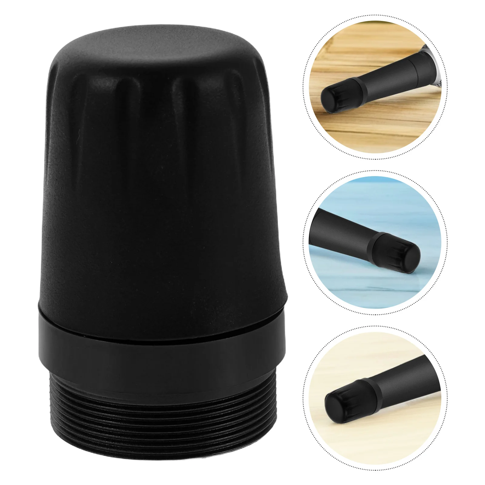 

2pcs Silicone Mic Protective Cover Cap Sleeve For Wireless Microphones Anti-Slip Bottom Part Replacement Ktv Studio