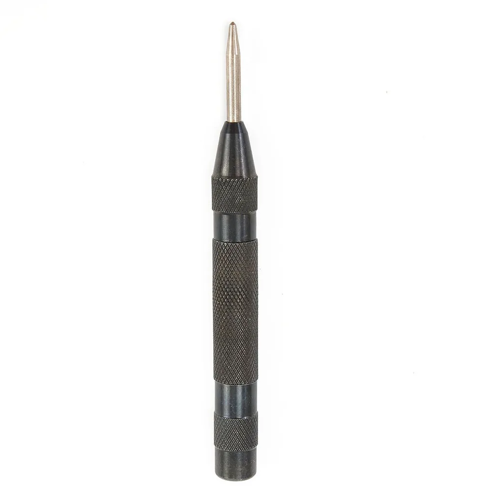 Practical Heavy Duty Automatic Centre Punch Wood Press Marker Carving Hand Tools Spring Loaded Metal Drill Bit