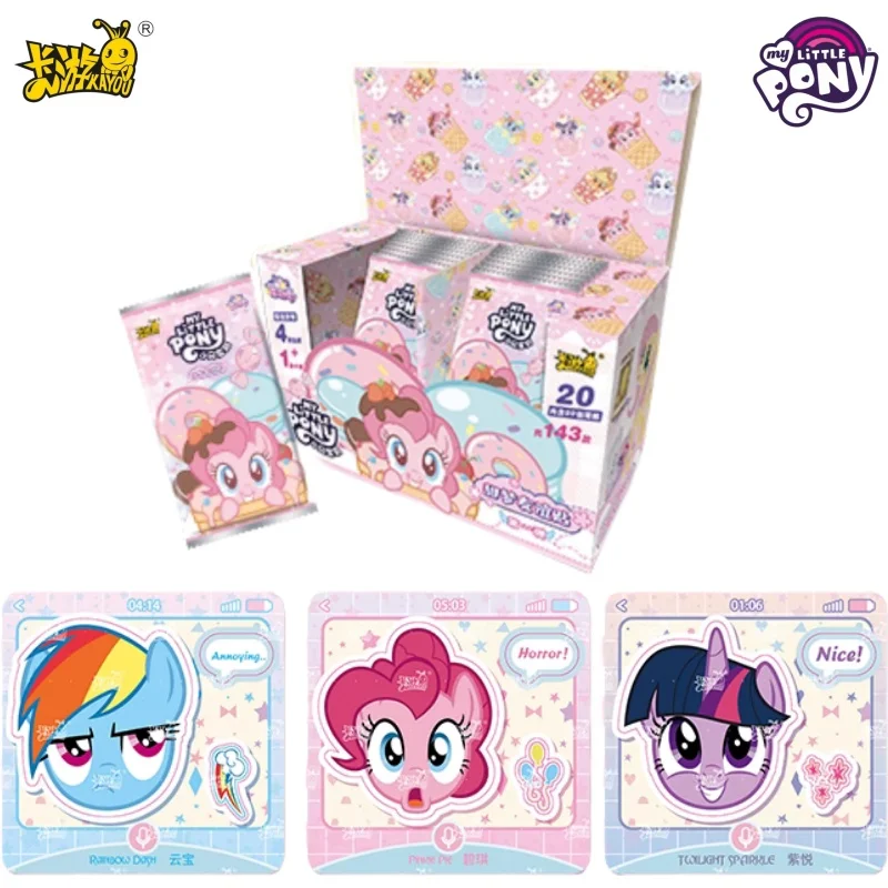 

KAYOU My Little Pony Card Sweet Dream Friendship Paste Mengdongbao Animation Cartoon Game Коллекционная карта Периферийная игрушка в подарок