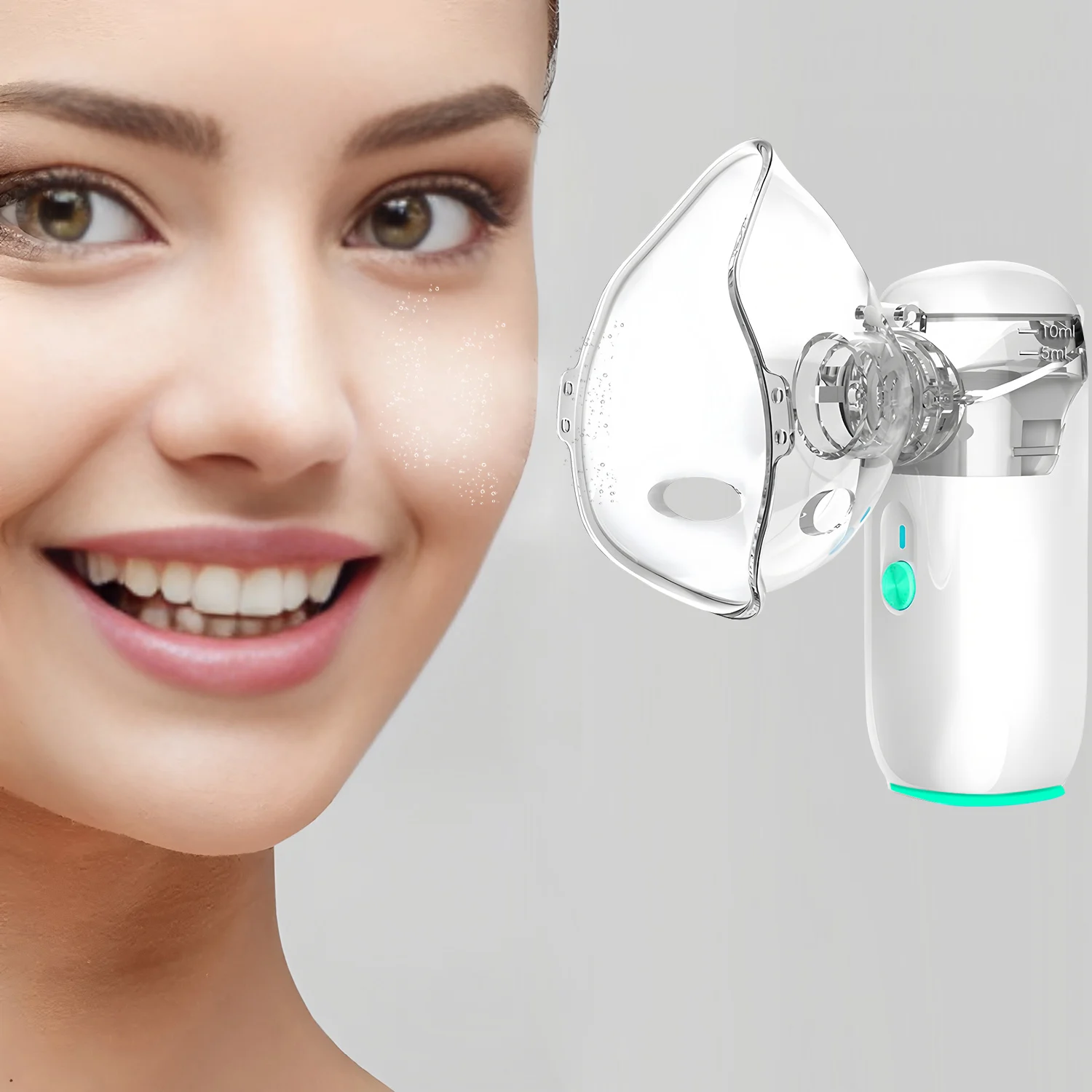 Parownica do twarzy Nano Spray Nawilżanie Instrument kosmetyczny Oczyszczanie twarzy Pory Termiczny spray Parownica do użytku domowego