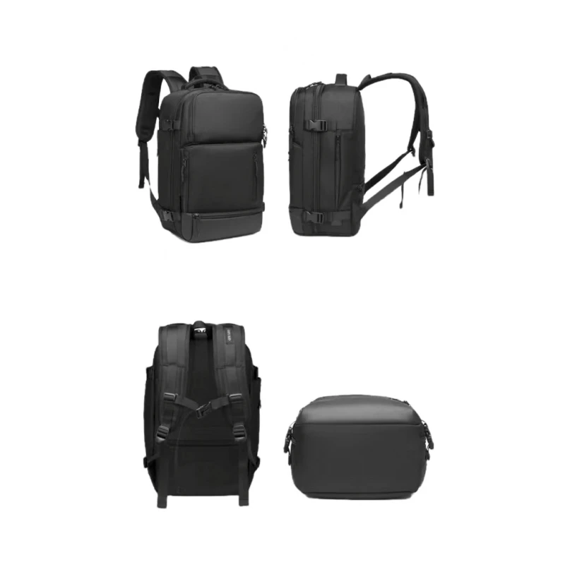 New Fashion Sports Backpack Men's Business Travel Laptop Bag Outdoor Waterproof Backpacks College Student Schoolbag Oxford