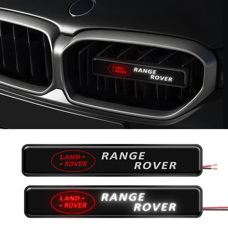 Car Mid-net Lamp Badge Emblem Decoration Styling Auto Accessories For Land Rover Discovery 3 4 Vogue Velar Freelander 1 2 SVR