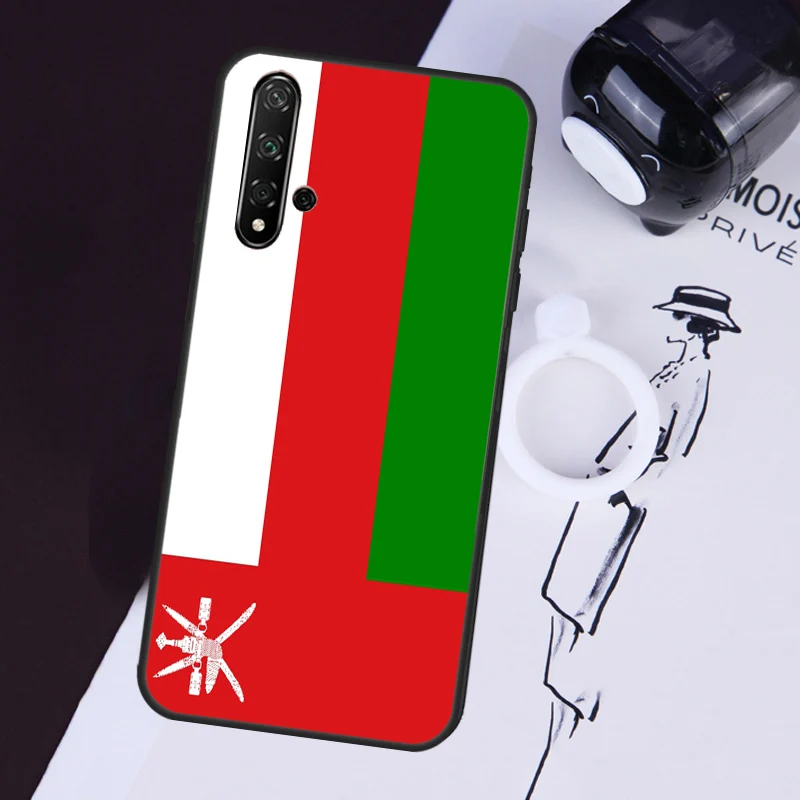 Oman Flag Cover For Huawei Nova Y91 Y90 Y70 Y60 Y61 9 10 SE 11i 8i 7i 3i 5T P30 P40 Lite P60 Pro Case