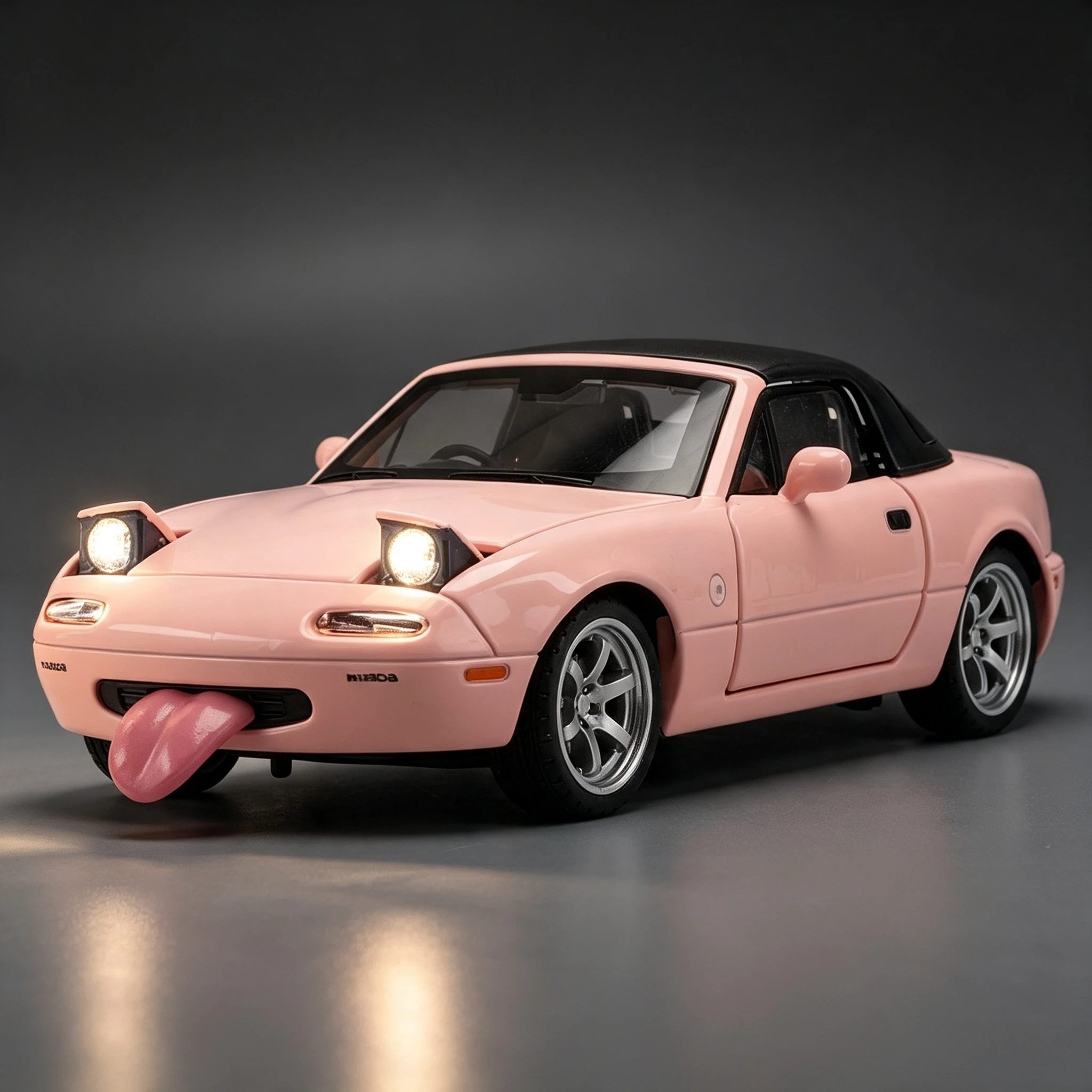 1:32 MX-5 MX5 Alloy Sports Car Model Diecast Metal Toy Car Vehicle Model High Simulation Sound and Light Collection Gifts