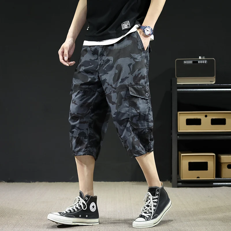 Pantaloncini in cotone da uomo pantaloni Cargo da uomo militari multitasche pantaloni caldi Tactical Multi Pocket sport all'aria aperta e tempo libero shor