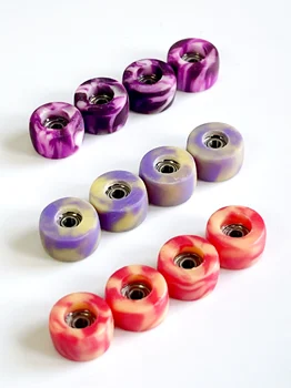 Rodas artesanais do fingerboard, material macio da resina, ABEC 7 rolamento para o skateboard do dedo