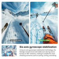 SOOCOO Touchscreen Action DV 4K HD Riding SAW1 PRO Waterproof Six-axis Anti-shake Thumb Camera With WIFI Support Pre-recording