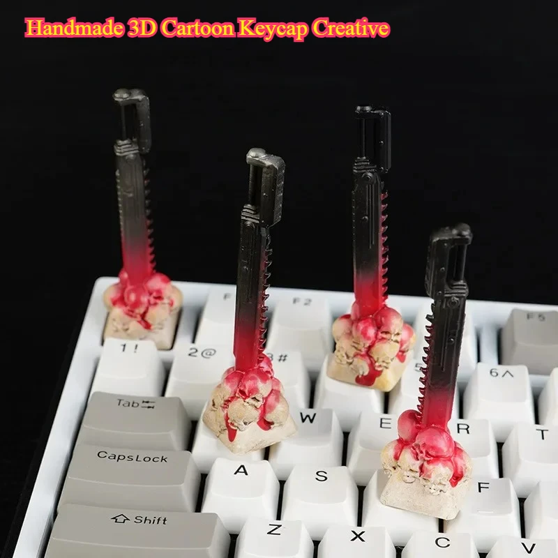 手作り3d漫画キーキャップ-クリエイティブ-ゲーミングメカニカルキーボード交換用の装飾デザイン