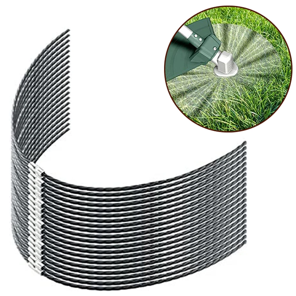 20pc Trimmer Line For Bosch For AFS 23 To 37 Brush Cutters Replacement Parts 39cmX3.5mm String Trimmer Line Garden Replace Tool