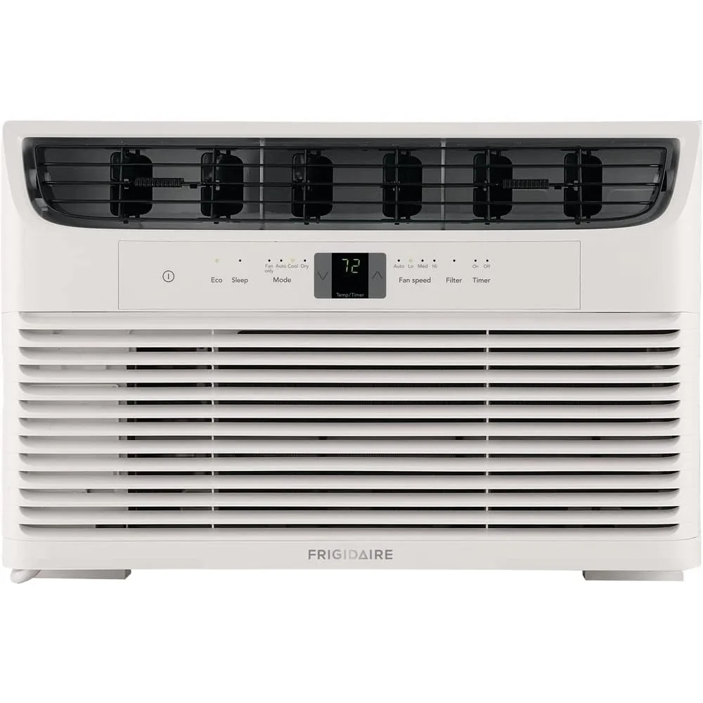 

Window-Mounted Room Air Conditioner, 6,000 BTU with Multi-Speed Fan, Sleep Mode, Programmable Timer, in White