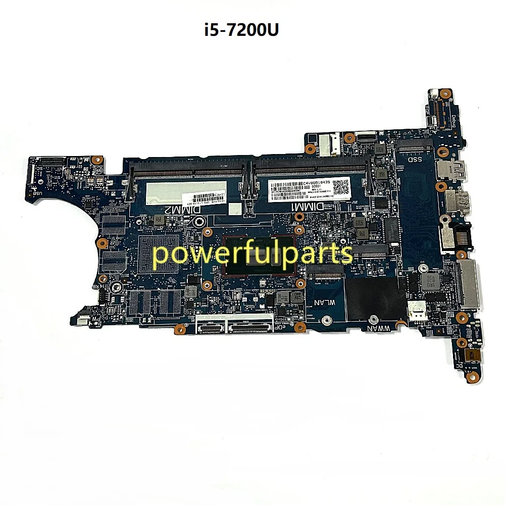 

For Hp EliteBook 850 840 G5 Motherboard 6050A2945601 L15514-601 i5-7200U CPU On-Board Working Good