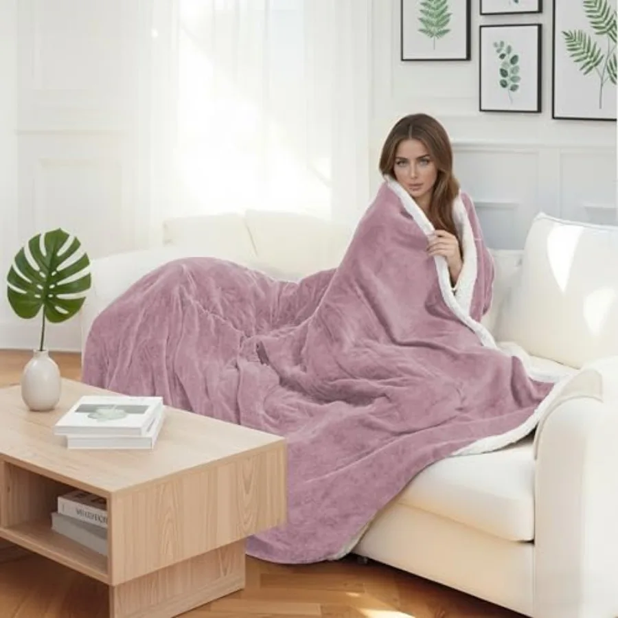 

Electric Heated Blanket Full Size 72x84 Inch - Super Soft Flannel 10 Heat Settings 1-12H Auto Shut Off Machine Washable Easy Co