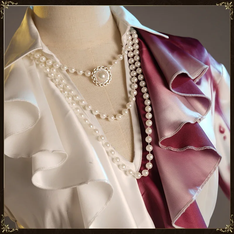 Game Identity V Cosplay Costumes Hunter Joseph Desaulniers Photographer Hangover Skin Cosplay Costume Uniforms Clothes wig shoes