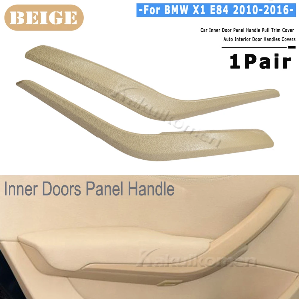 1pc Left Right Car Interior Door Handles for BMW x1 E84 10-16 Inner Doors Panel Handle Bar Pull Trim Cover Front Rear