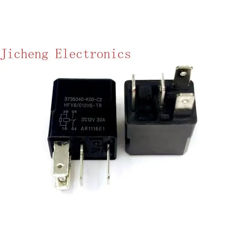 

New Original Relay Car HFV6-012HS-TR 4-pin Group Normally Open 30A 12VDC