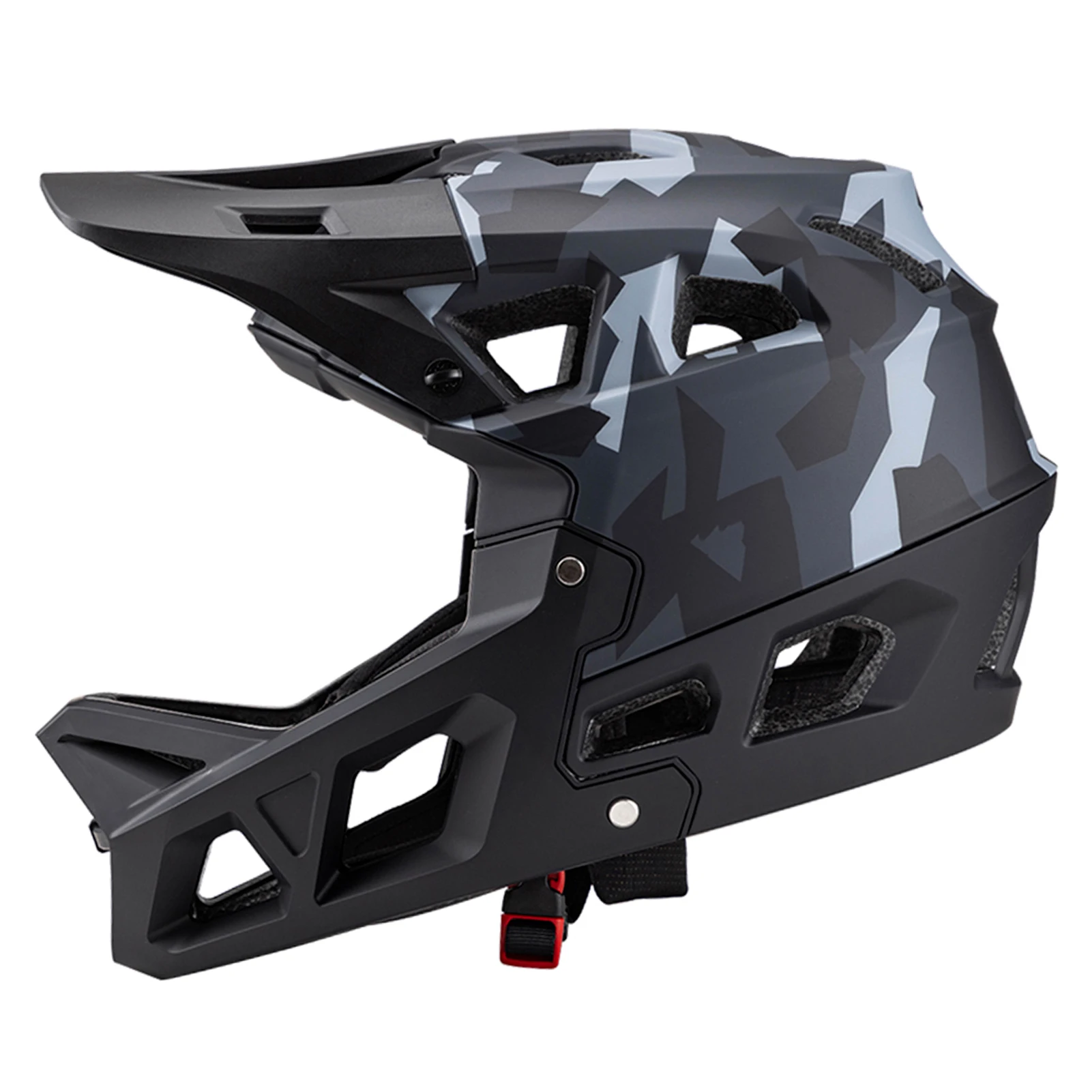 Full Face Mountainbike Helm Volwassen Racing Downhill MTB Helm voor Mannen/Vrouwen Volwassen Mountainbike Helm met Vizier Meer dan 31 Vent