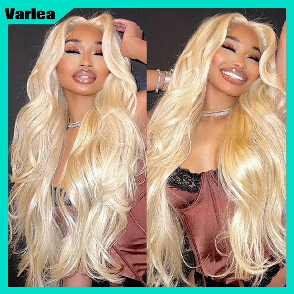 Varlea 200% Density Body Wave Lace Front Wig 13x6 13x4 Honey Blonde Wig Loose Body Wave 613 Lace Front Wig Human Hair Brazilian