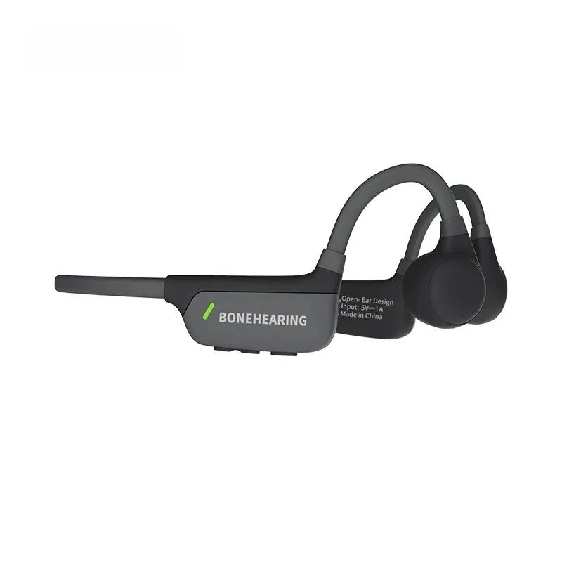 Newest Noise Cancelling sports Bone Conduction Headphones Hearing Aid IPX5 waterproof wireless headset for hearing impairment
