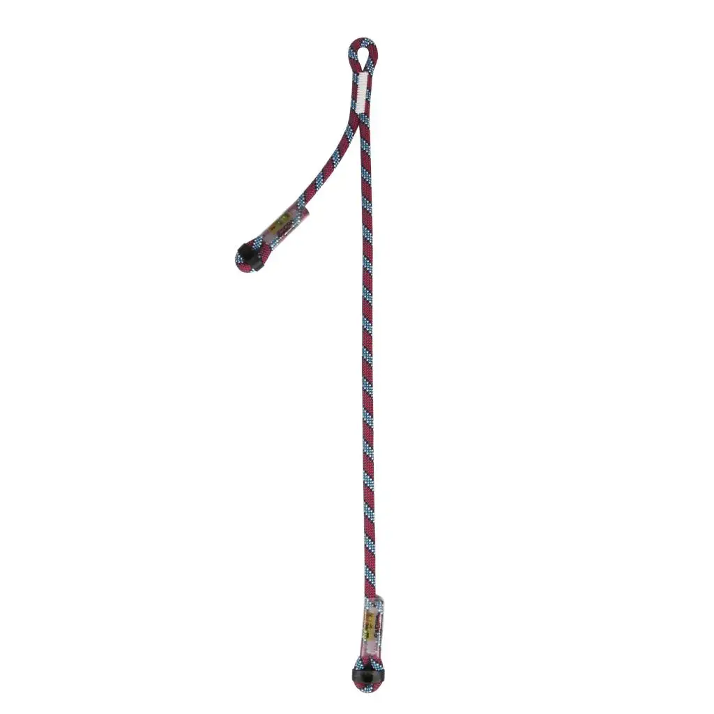 Dynamic Rope Lanyard Y Shape Adjustable Safety Gear Multicolor Asymmetry Rope for Rock Climbing Protection