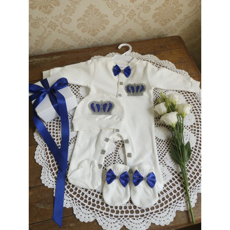 ensemble-de-base-pour-nouveau-ne-combinaison-en-coton-respirant-avec-nœud-papillon-en-forme-de-couronne-comprend-un-chapeau-et-des-gants-assortis-parfait-pour-les-baby-showers-les-fetes