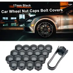 20pcs 17mm 19mm 20mm Wheel Nut Bolt Head Cover Cap Protective Bolt Caps Exterior Decoration Protecting Bolt Rims Screws Plugs