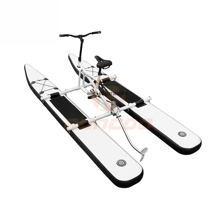 

New Design Inflatable Single Water Bike Pedal Boat Floating Bicycle Water Bikes for Sale
