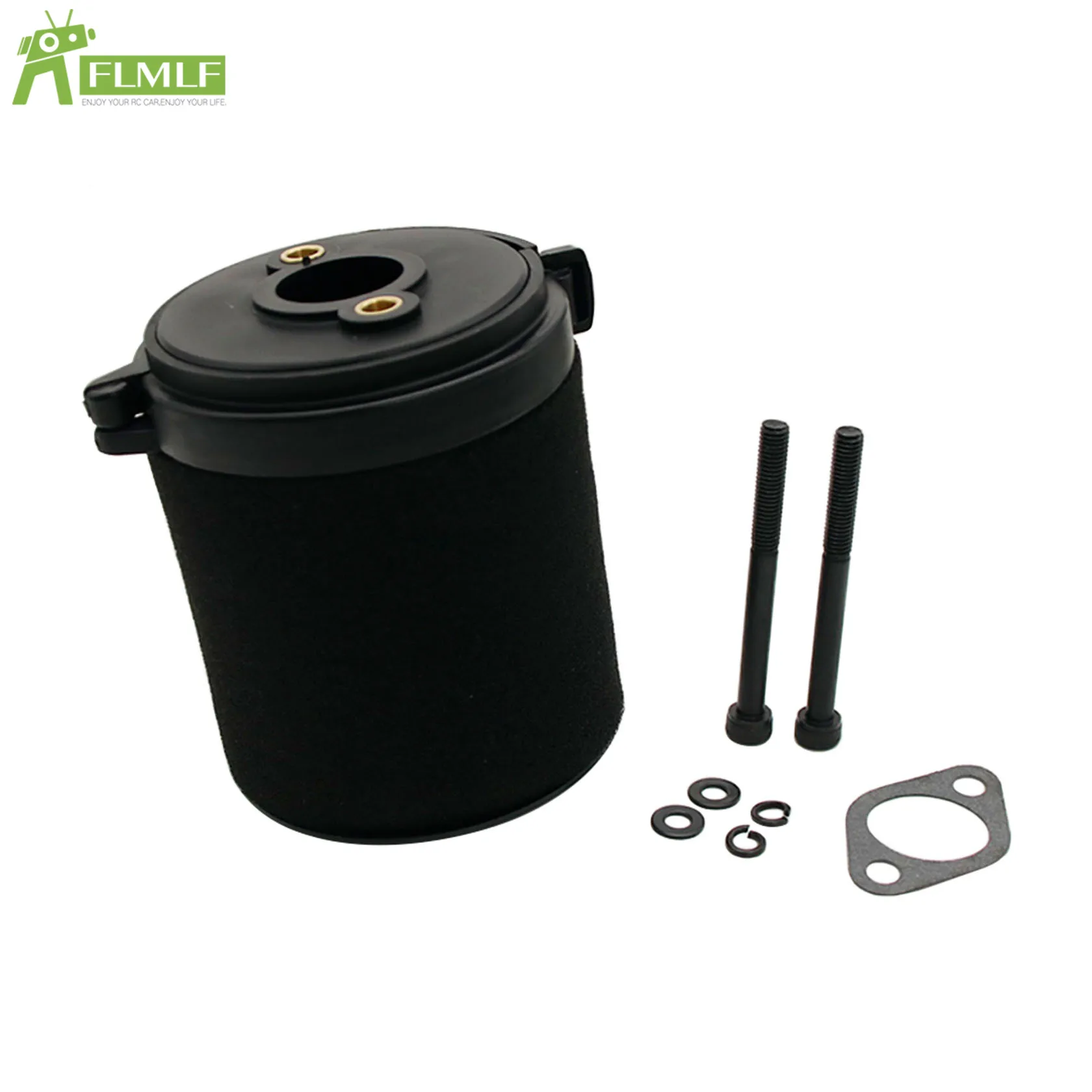 Plastic Luchtfilter of Schuimfiltratie Katoen Kit Fit voor 1/5 HPI ROFUN BAHA ROVAN KM BAJA 5B 5T 5SC Losi 5ive T Rc Auto Speelgoed Onderdelen