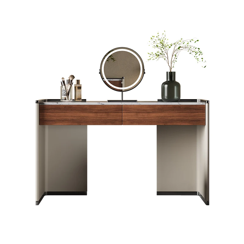 

Italian minimalist dressing table simple modern new marble makeup table light luxury high sense