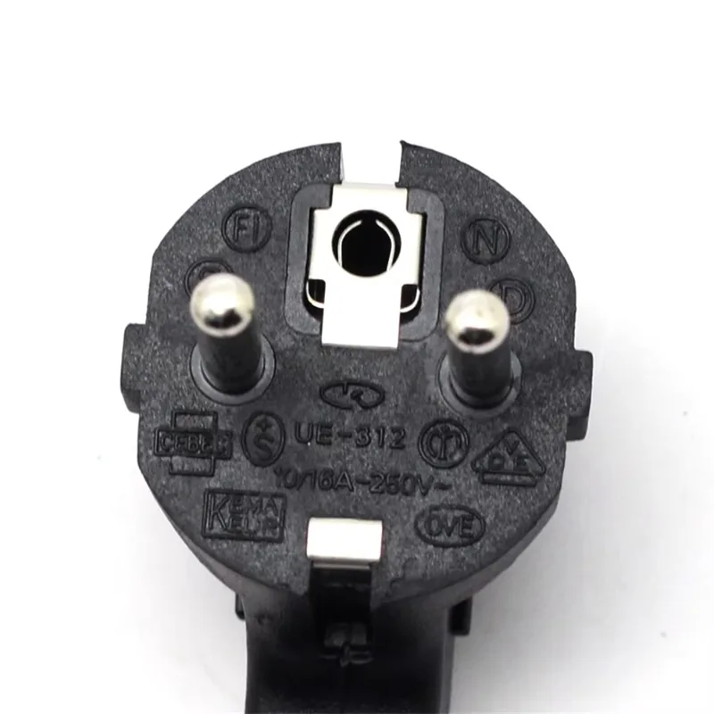 EU Plug Universal Laptop 3-pin Charger Power Adapter Cord Cable For Notebook Laptop 3 pin Power Cables 16A Pure Copper Chip