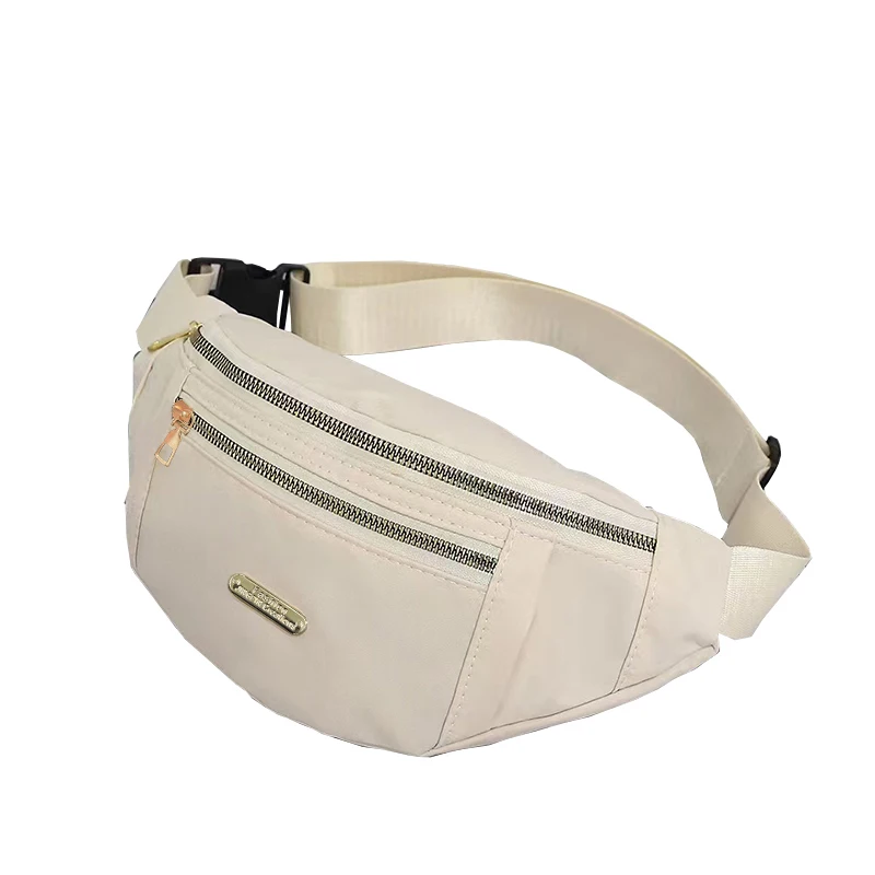 Taschen im neutralen Stil – Hüfttaschen für Herren und Damen, geeignet für Geschäftsreisen und Tourismus aus Nylonmaterial. Verschiedene Farben. – Detail 6