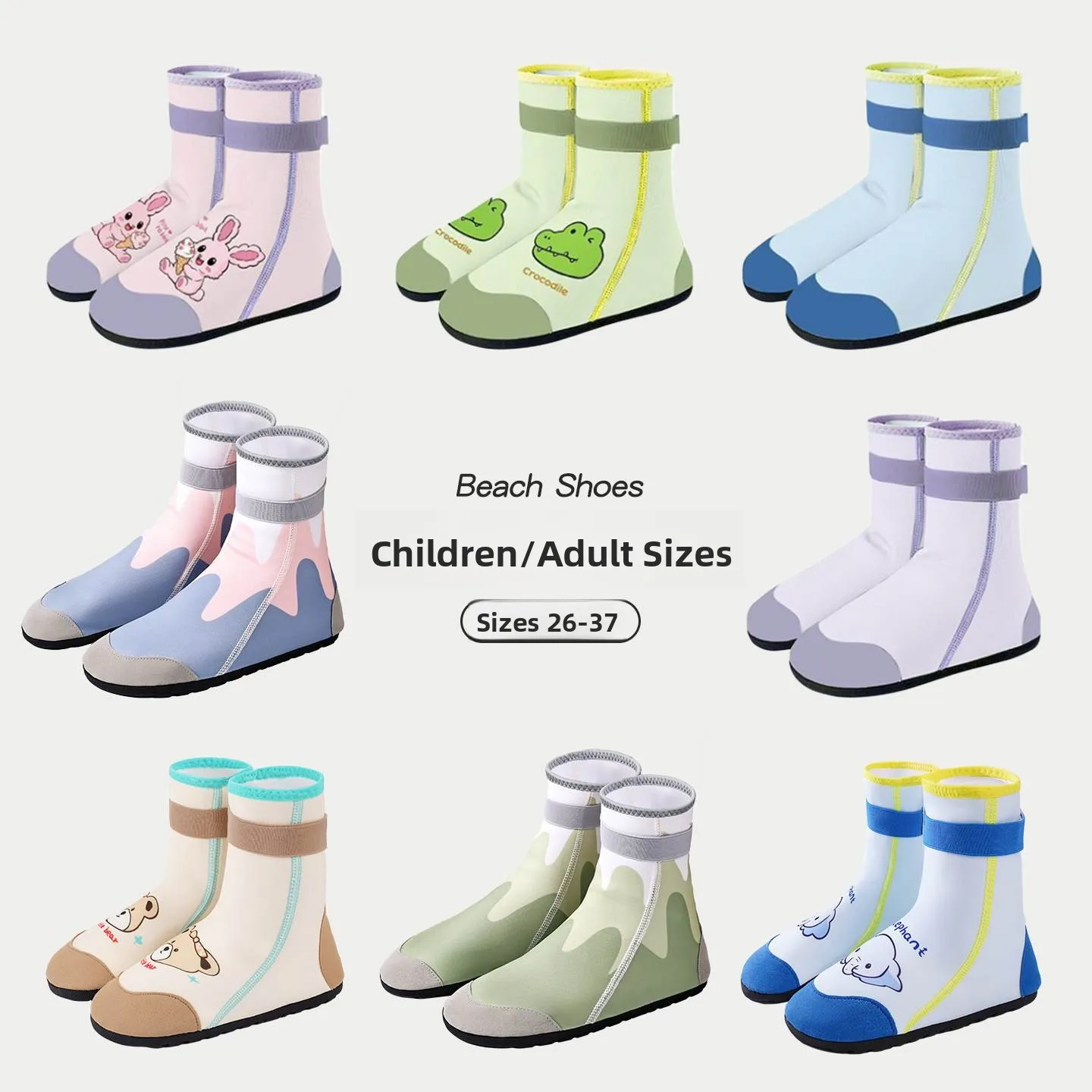 

Children's Beach Shoes Scuba Diving Socks Soft Bottom Anti-Slip Breathable Quick Dry Outdoor Camping Travel Gear for Boys And...
