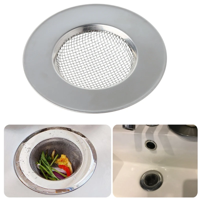 Mesh Kitchen Stainless Steel Sink Strainer Disposer Plug Drain Stopper Filter