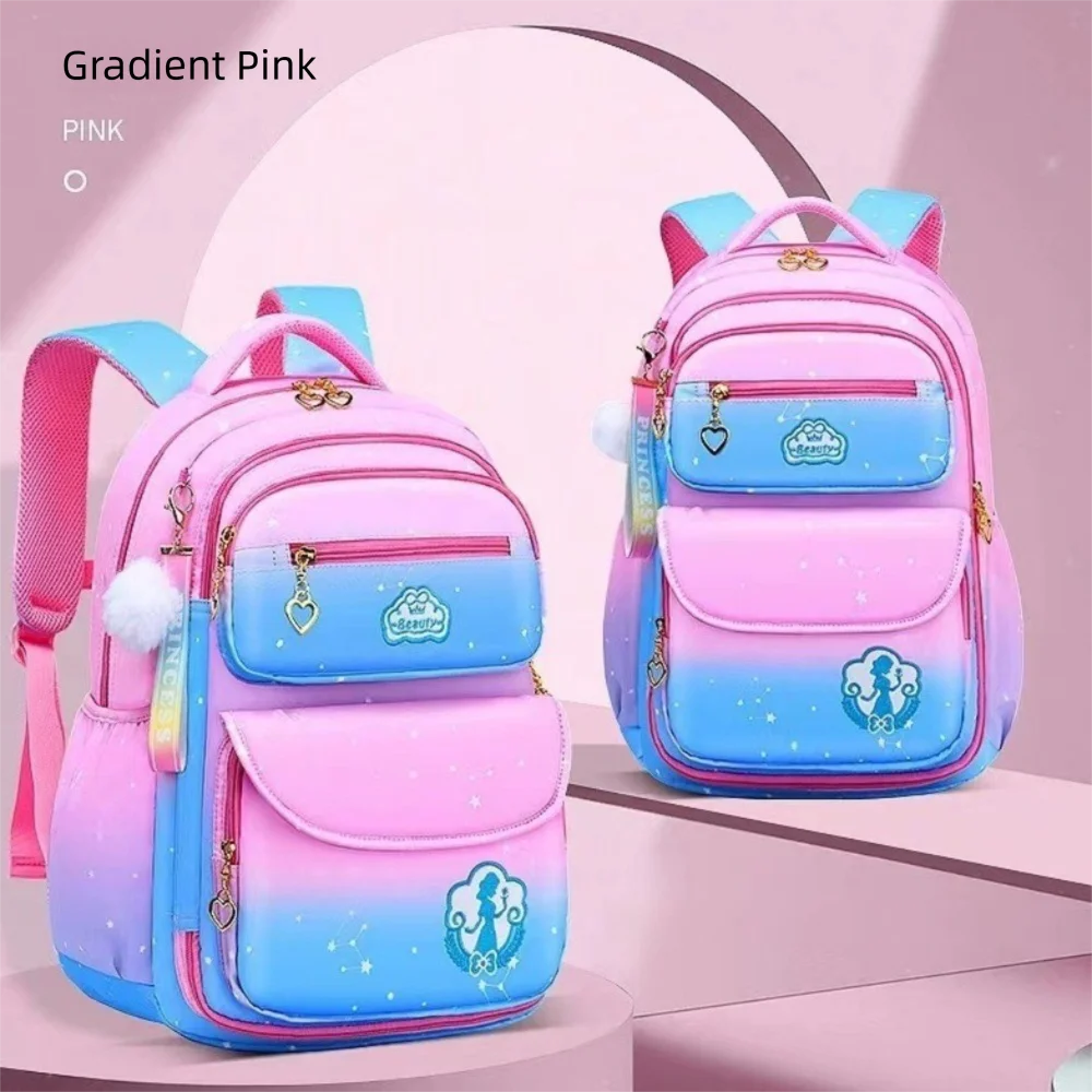 Cute Oxford Cloth School Bag Clouds Design Large Capacity Student School Backpacks Multifunction Cartoon Backpack Girls