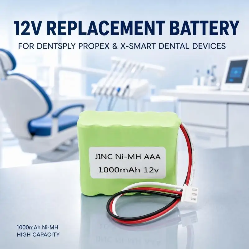 High Capacity 12V GP Rechargeable Replacement Battery for Dentsply PROPEX X-SMART Dental Medical Device