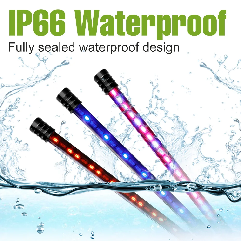 USB 5 فولت LED تنمو ضوء الطيف الكامل النبات الزراعة المائية زراعة مصباح 1/2/3/4 رؤساء مقاوم للماء عكس الضوء مع توقيت السيارات تشغيل/إيقاف