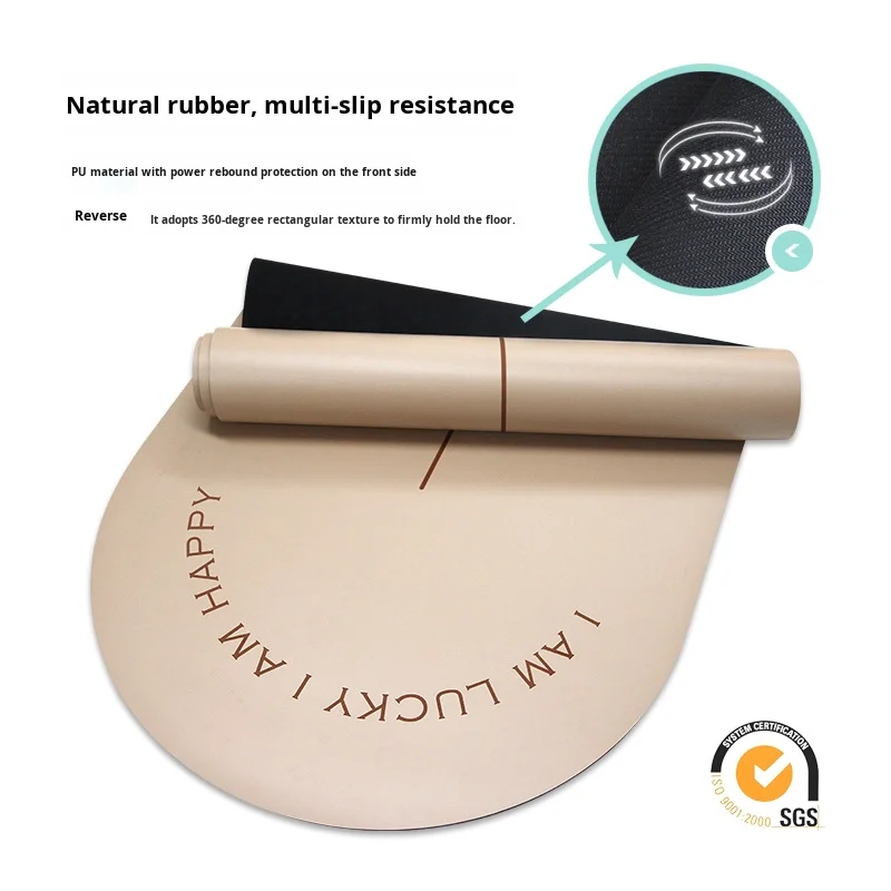 

Профессиональный полукруглый коврик для йоги из ПУ-резины, утолщенный 5 мм, нескользящий, с амортизацией, для домашних фитнес-тренировок